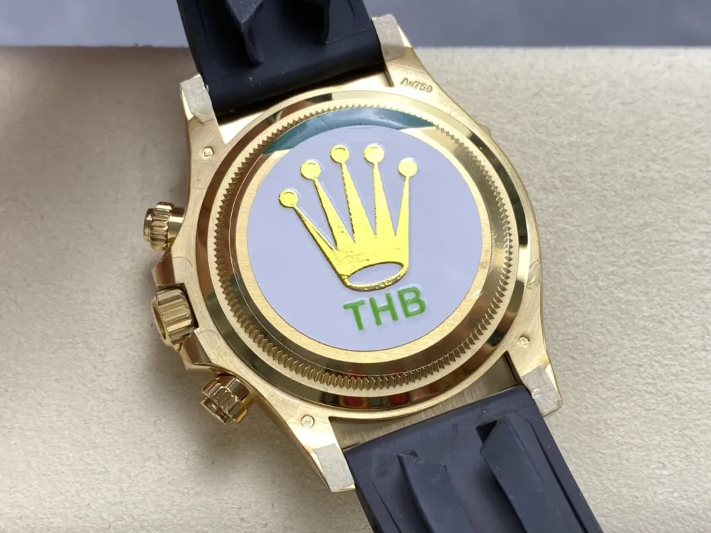 DONG HO ROLEX DAYTONA YELLOW GOLD REPLICA MAT SO TIFFANY NHA MAY THB 40MM 6