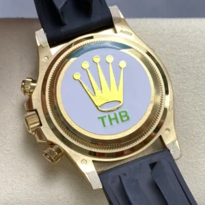 DONG HO ROLEX DAYTONA YELLOW GOLD REPLICA MAT SO TIFFANY NHA MAY THB 40MM 6