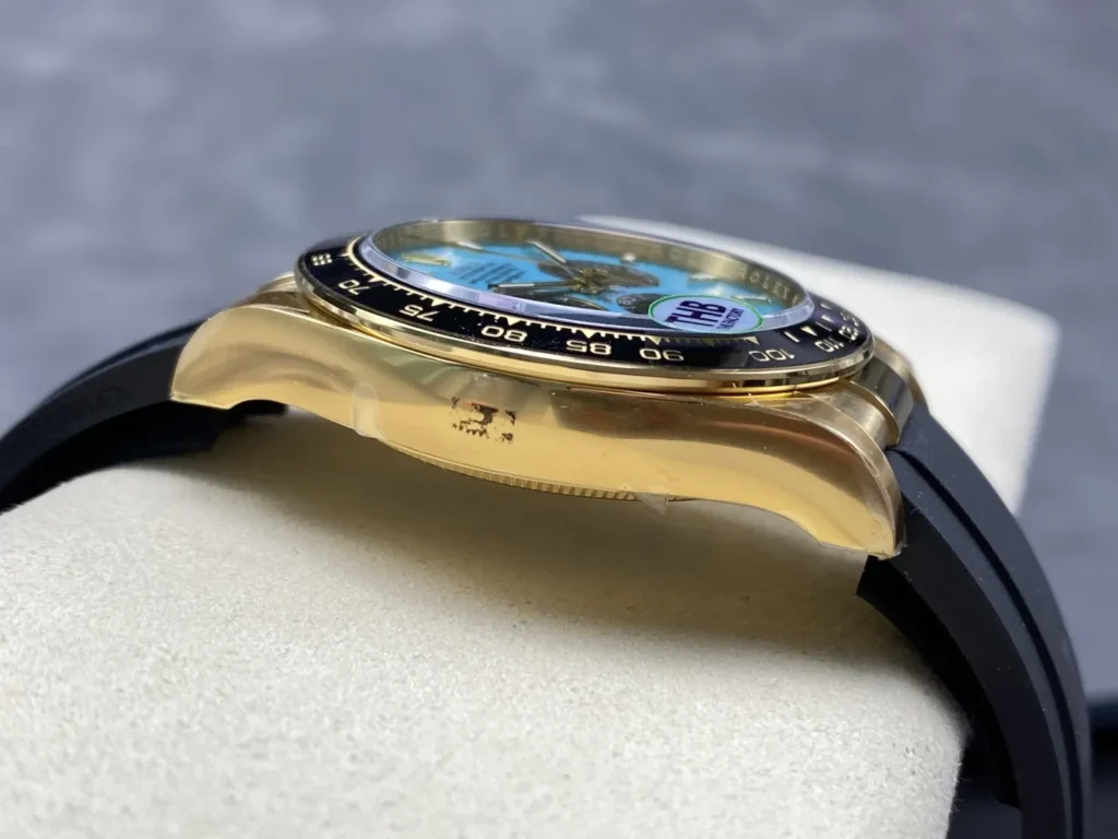 DONG HO ROLEX DAYTONA YELLOW GOLD REPLICA MAT SO TIFFANY NHA MAY THB 40MM 7