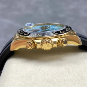 DONG HO ROLEX DAYTONA YELLOW GOLD REPLICA MAT SO TIFFANY NHA MAY THB 40MM 8