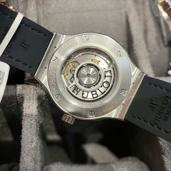 Đồng Hồ Hublot Classic Fusion Diamonds Pavé Đính Kim Cương Moissanite Hong Kong 38mm (5)