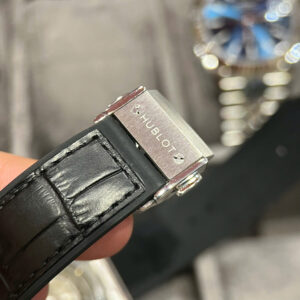 Đồng Hồ Hublot Classic Fusion Diamonds Pavé Đính Kim Cương Moissanite Hong Kong 38mm (5)