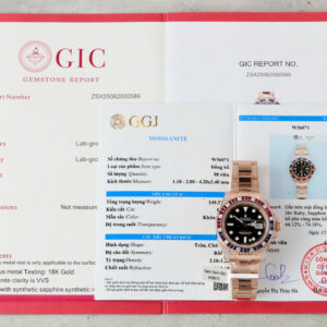 ĐỒNG HỒ ROLEX GMT-MASTER II 126755 SARU BỌC VÀNG ĐỘ KIM CƯƠNG MOISSANITE 41MM (1)