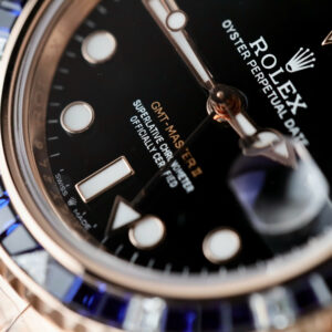 ĐỒNG HỒ ROLEX GMT-MASTER II 126755 SARU BỌC VÀNG ĐỘ KIM CƯƠNG MOISSANITE 41MM (1)