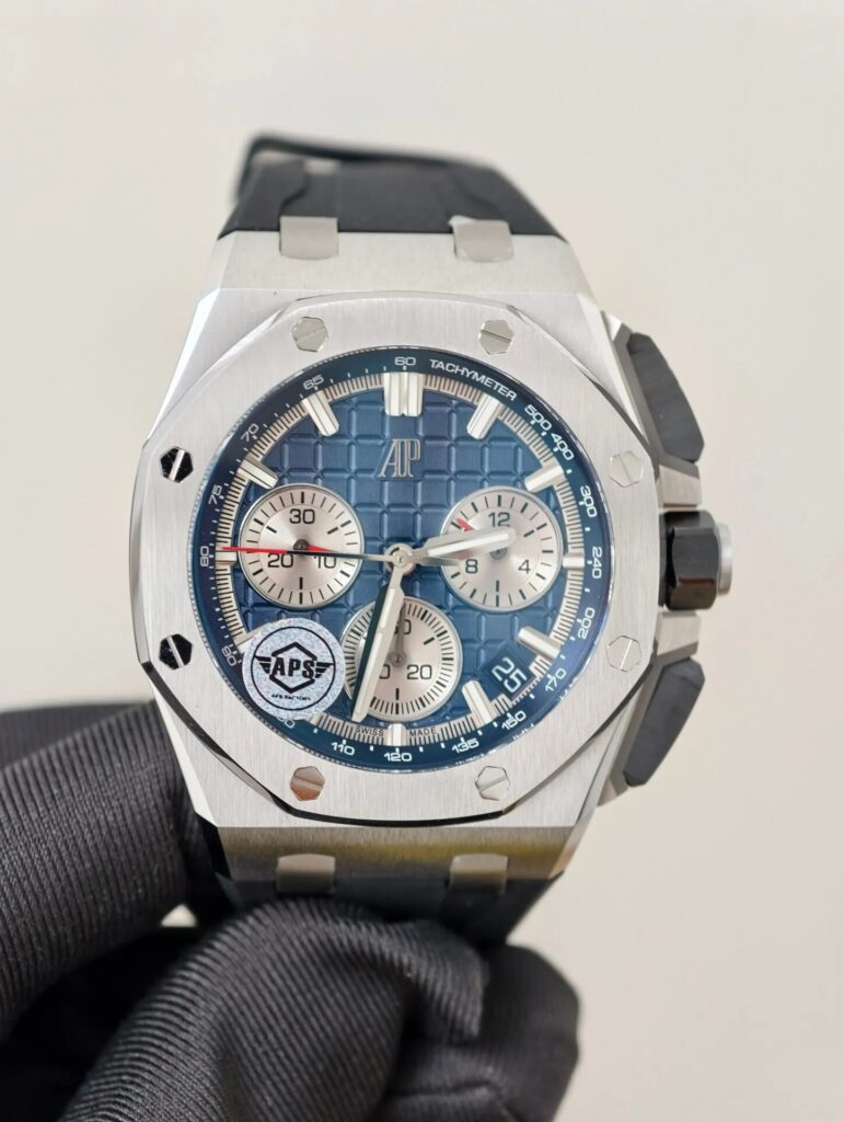 Dong Ho Audemars Piguet Royal Oak Offshore 26240 Rep 11 Mat Xanh Xuong APS 43mm 2