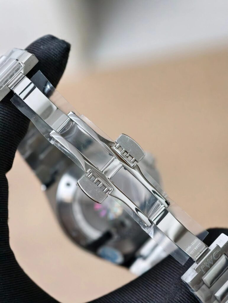 Dong Ho IWC Schaffhausen Ingenieur Rep 11 Cao Cap Mat xanh La Xuong V7 40mm 1