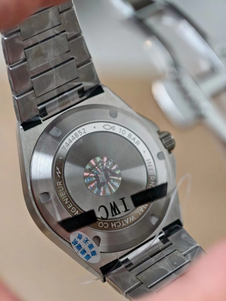 Dong Ho IWC Schaffhausen Ingenieur Rep 11 Cao Cap Mat xanh La Xuong V7 40mm 3