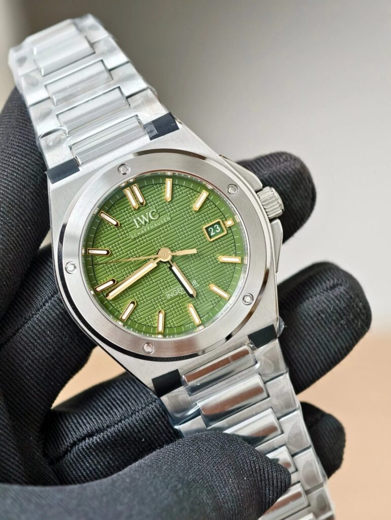 Dong Ho IWC Schaffhausen Ingenieur Rep 11 Cao Cap Mat xanh La Xuong V7 40mm 7
