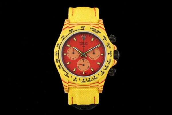 Dong Ho Rolex Rep Nam 11 Daytona Diw Carbon Fiber Volcano Cao Cap Nhat 40mm 1