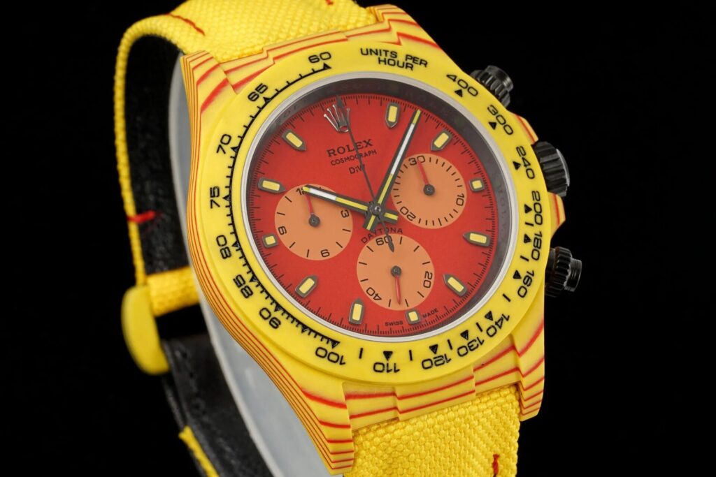 Dong Ho Rolex Rep Nam 11 Daytona Diw Carbon Fiber Volcano Cao Cap Nhat 40mm 9
