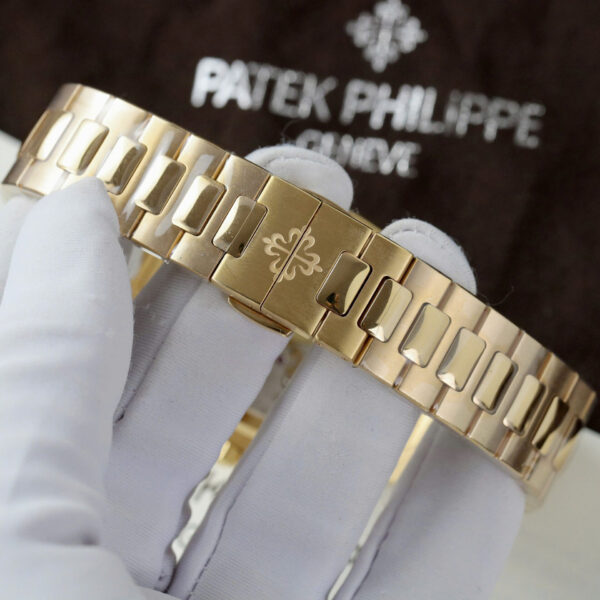 ĐỒNG HỒ PATEK PHILIPPE NAUTILUS 5724 CHẾ TÁC MOISSANITE BỌC VÀNG 18K PPF 40MM