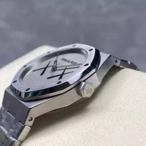 DONG HO AUDEMARS PIGUET ROYAL OAK 15400ST KAWS CHE TAC CAO CAP THEP KHONG GI APS FACTORY 41MM 5