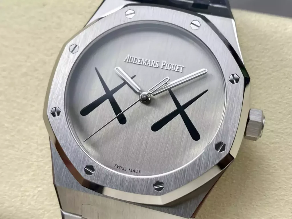 DONG HO AUDEMARS PIGUET ROYAL OAK 15400ST KAWS CHE TAC CAO CAP THEP KHONG GI APS FACTORY 41MM 8