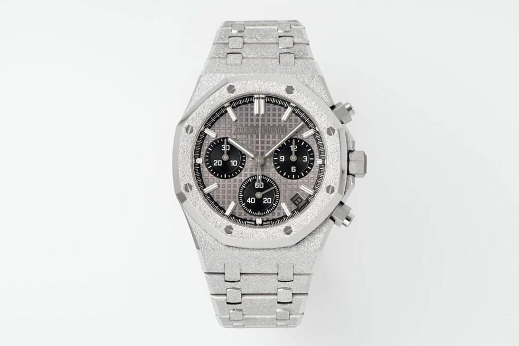 DONG HO AUDEMARS PIGUET ROYAL OAK 26240 REP 11 FROSTED MAT SO XAM DEN APS FACTORY 41MM 1