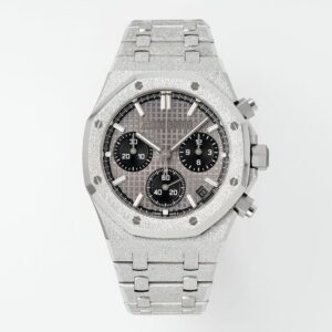 DONG HO AUDEMARS PIGUET ROYAL OAK 26240 REP 11 FROSTED MAT SO XAM DEN APS FACTORY 41MM 1