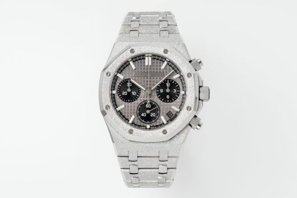 DONG HO AUDEMARS PIGUET ROYAL OAK 26240 REP 11 FROSTED MAT SO XAM DEN APS FACTORY 41MM 1