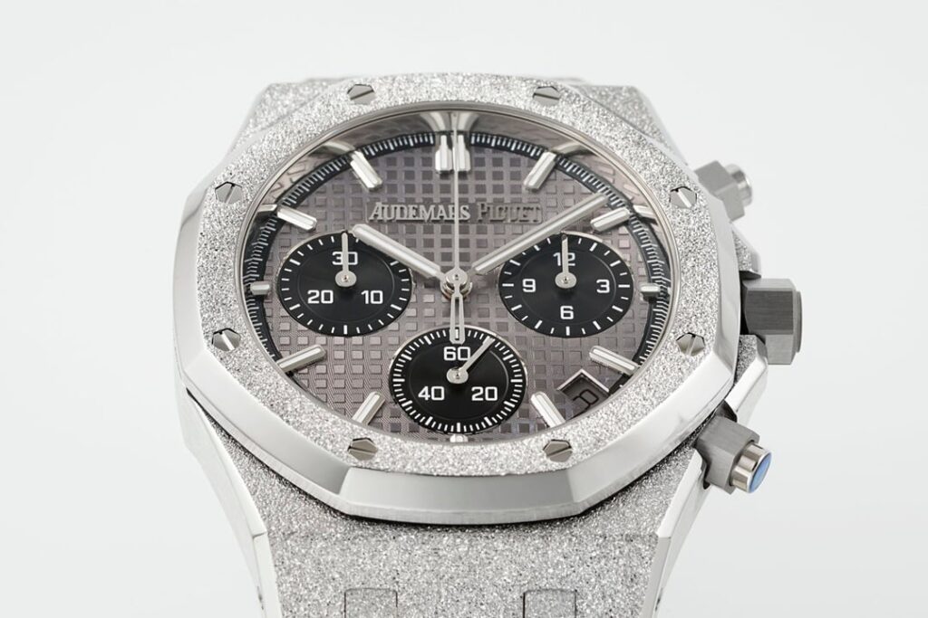 DONG HO AUDEMARS PIGUET ROYAL OAK 26240 REP 11 FROSTED MAT SO XAM DEN APS FACTORY 41MM 7