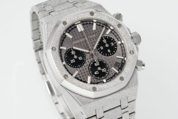 DONG HO AUDEMARS PIGUET ROYAL OAK 26240 REP 11 FROSTED MAT SO XAM DEN APS FACTORY 41MM 9