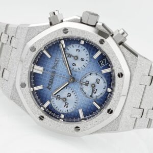 DONG HO AUDEMARS PIGUET ROYAL OAK 26240 REP FROSTED MAT SO MAU XANH APS FACTORY 41MM 10