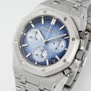 DONG HO AUDEMARS PIGUET ROYAL OAK 26240 REP FROSTED MAT SO MAU XANH APS FACTORY 41MM 8