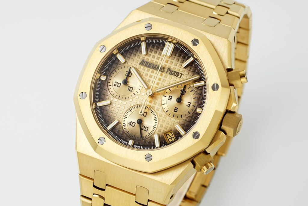 DONG HO AUDEMARS PIGUET ROYAL OAK 26240 REPLICA 11 FROSTED GOLD APS FACTORY 41MM 9