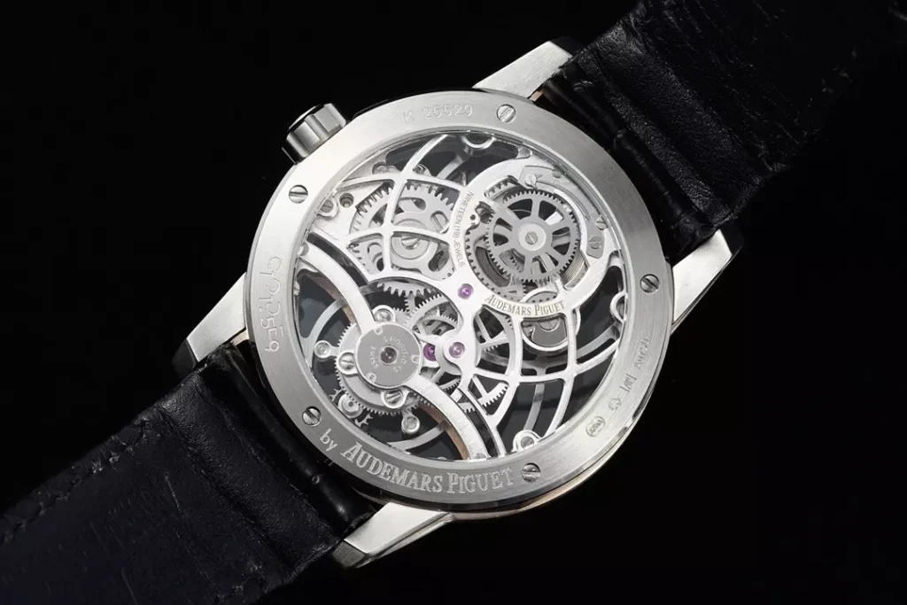 DONG HO AUDEMARS PIGUET TOURBILLON 26600CR CHE TAC CAO CAP OPENWORKED DAY DA DEN 41MM 2