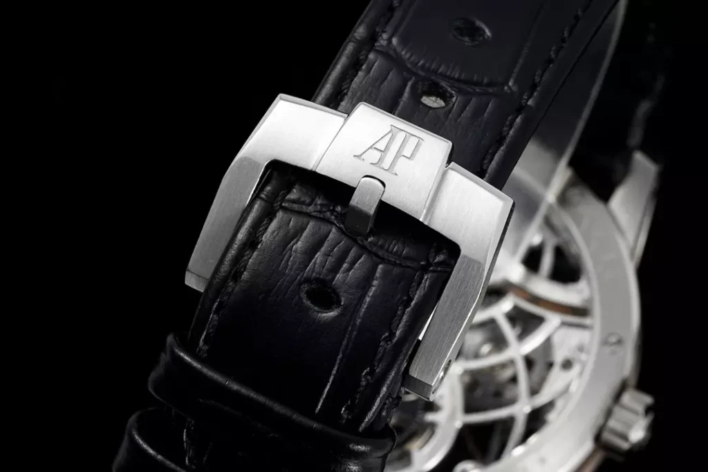 DONG HO AUDEMARS PIGUET TOURBILLON 26600CR CHE TAC CAO CAP OPENWORKED DAY DA DEN 41MM 5