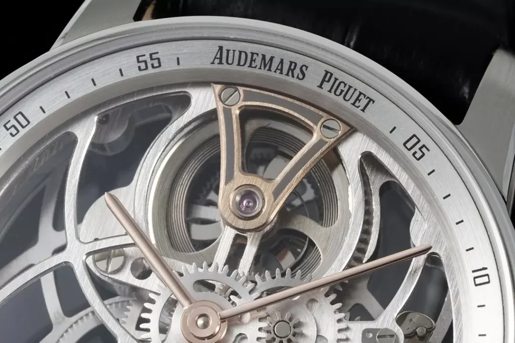 DONG HO AUDEMARS PIGUET TOURBILLON 26600CR CHE TAC CAO CAP OPENWORKED DAY DA DEN 41MM 7