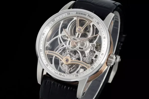 DONG HO AUDEMARS PIGUET TOURBILLON 26600CR CHE TAC CAO CAP OPENWORKED DAY DA DEN 41MM 8