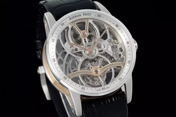DONG HO AUDEMARS PIGUET TOURBILLON 26600CR CHE TAC CAO CAP OPENWORKED DAY DA DEN 41MM 9