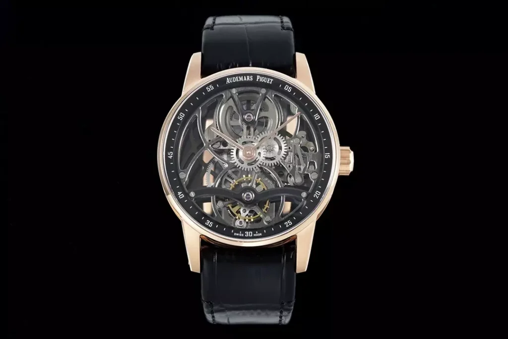 DONG HO AUDEMARS PIGUET TOURBILLON 26600CR CHE TAC OPENWORKED VO MA VANG HONG 41MM 2