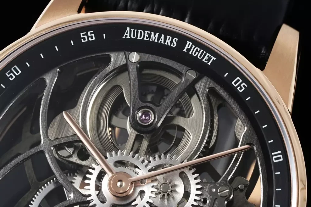 DONG HO AUDEMARS PIGUET TOURBILLON 26600CR CHE TAC OPENWORKED VO MA VANG HONG 41MM 8