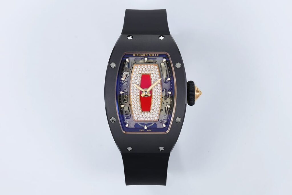 DONG HO NU RICHARD MILLE RM07 01 REP 11 VO GOM DEN MAT SO DO DINH DA ZF FACTORY 31.5MM x 12MM 1