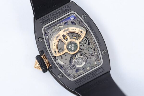 DONG HO NU RICHARD MILLE RM07 01 REP 11 VO GOM DEN MAT SO DO DINH DA ZF FACTORY 31.5MM x 12MM 3