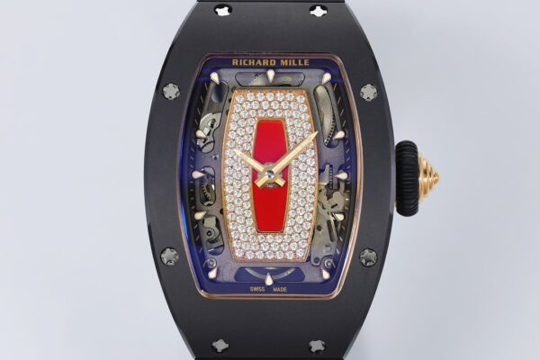 DONG HO NU RICHARD MILLE RM07 01 REP 11 VO GOM DEN MAT SO DO DINH DA ZF FACTORY 31.5MM x 12MM 8