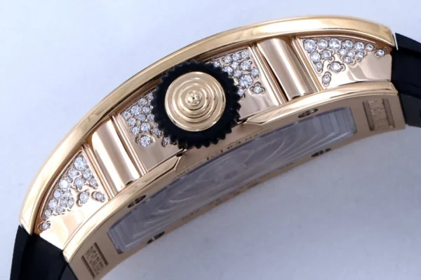 DONG HO NU RICHARD MILLE RM07 01 REPLICA CAO CAP DINH DA MAT DEN MA VANG HONG ZF FACTORY 36MM 5