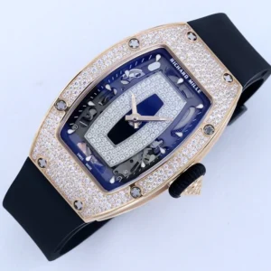 DONG HO NU RICHARD MILLE RM07 01 REPLICA CAO CAP DINH DA MAT DEN MA VANG HONG ZF FACTORY 36MM 8