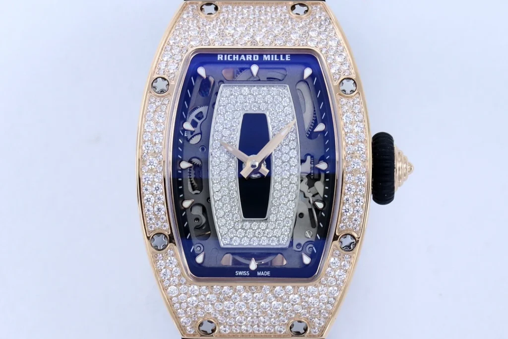 DONG HO NU RICHARD MILLE RM07 01 REPLICA CAO CAP DINH DA MAT DEN MA VANG HONG ZF FACTORY 36MM 9