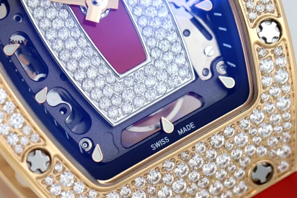 DONG HO NU RICHARD MILLE RM07 01 REPLICA CAO CAP DINH DA MAT DO MA VANG HONG ZF FACTORY 36MM 5