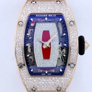 DONG HO NU RICHARD MILLE RM07 01 REPLICA CAO CAP DINH DA MAT DO MA VANG HONG ZF FACTORY 36MM 8