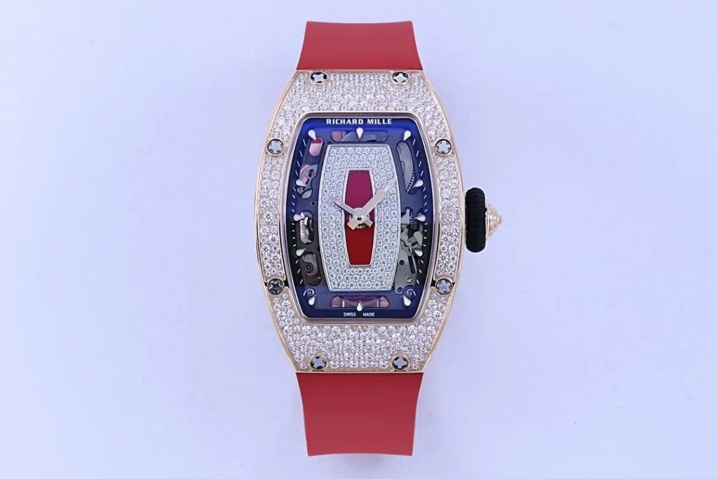 DONG HO NU RICHARD MILLE RM07 01 REPLICA CAO CAP DINH DA MAT DO MA VANG HONG ZF FACTORY 36MM 9