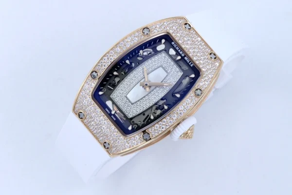 DONG HO NU RICHARD MILLE RM07 01 REPLICA CAO CAP DINH DA MAT TRANG MA VANG HONG ZF FACTORY 36MM 7