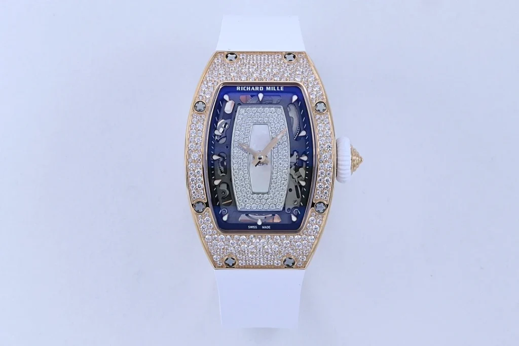 DONG HO NU RICHARD MILLE RM07 01 REPLICA CAO CAP DINH DA MAT TRANG MA VANG HONG ZF FACTORY 36MM 9