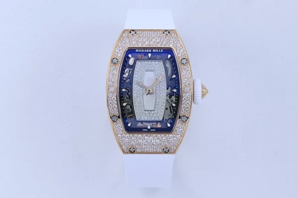 DONG HO NU RICHARD MILLE RM07 01 REPLICA CAO CAP DINH DA MAT TRANG MA VANG HONG ZF FACTORY 36MM 9