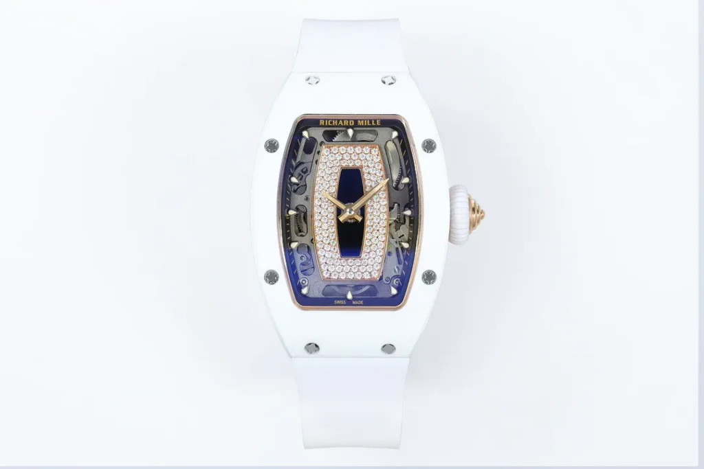 DONG HO NU RICHARD MILLE RM07 01 REPLICA VO GOM TRANG MAT SO DEN DINH DA ZF FACTORY 31.5MM x 12MM 1