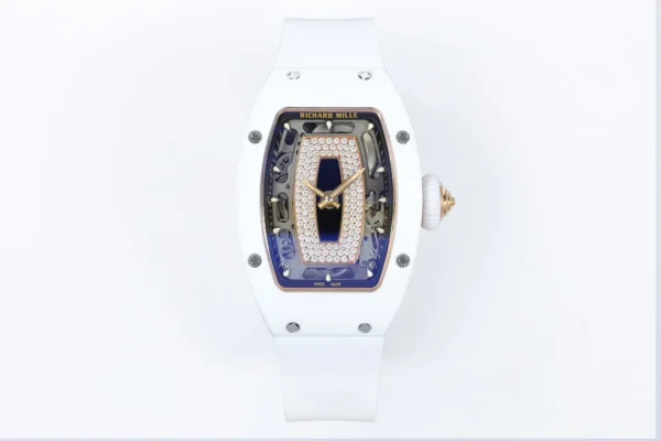 DONG HO NU RICHARD MILLE RM07 01 REPLICA VO GOM TRANG MAT SO DEN DINH DA ZF FACTORY 31.5MM x 12MM 1