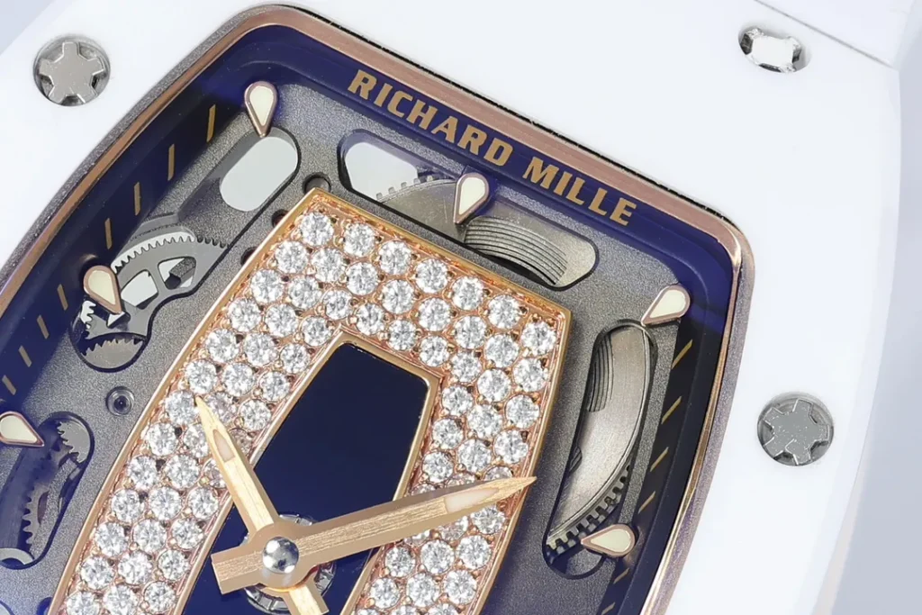 DONG HO NU RICHARD MILLE RM07 01 REPLICA VO GOM TRANG MAT SO DEN DINH DA ZF FACTORY 31.5MM x 12MM 6