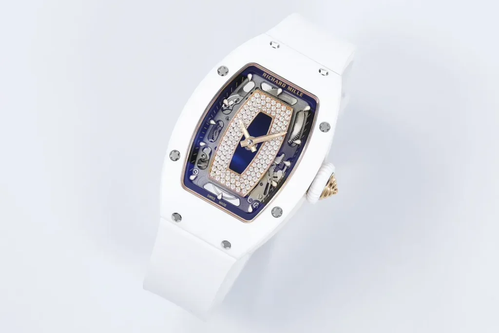 DONG HO NU RICHARD MILLE RM07 01 REPLICA VO GOM TRANG MAT SO DEN DINH DA ZF FACTORY 31.5MM x 12MM 8