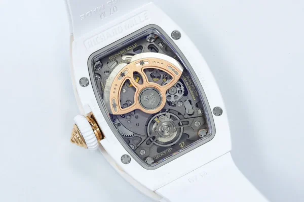 DONG HO NU RICHARD MILLE RM07 01 REPLICA VO GOM TRANG MAT SO DO DINH DA ZF FACTORY 31.5MM x 12MM 3