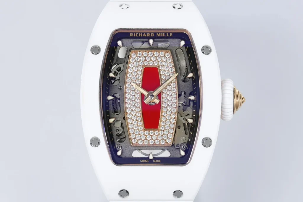 DONG HO NU RICHARD MILLE RM07 01 REPLICA VO GOM TRANG MAT SO DO DINH DA ZF FACTORY 31.5MM x 12MM 8